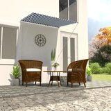 vidaXL tenda na uvlačenje 150 x 150 cm plavo-bijela Cijene