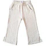 Pantalone od muslina pesak
