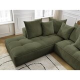 Bobochic Paris Zelena kotna sedežna garnitura iz šenilje (levi kot/v obliki črke L) Whesley – | Shoptok.si