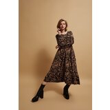 Moodo Midi dress with pattern | Shoptok.si