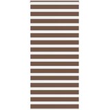 vidaXL Zebra zavjesa Smeđa 115x230 cm Širina tkanine 110 9 cm Poliester - Smeđa 115 x 230 cm | shoptok.hr