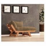 Hanah home Vrtna sofa s jednim sjedištem i jastukom, tikovina i bijela | Eponuda.ba
