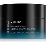 KORIKA Korean Heritage Silk & 8 Types of Hyaluronic Acid Melting Cleansing Balm čistilni balzam za odstranjevanje ličil 100 ml Cene