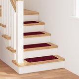 vidaXL prostirka za stepenice Bordeaux Polipropilen 25 x 60 cm | shoptok.hr