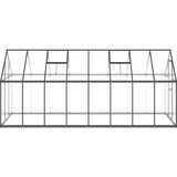  Staklenik s okvirom antracit 445 x 169 x 195 cm aluminijski | shoptok.hr