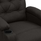  masažna fotelja od tkanine crna | shoptok.hr
