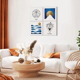  Slika - Sea or Mountains (4 Parts) 80x80 Premium Print | shoptok.hr