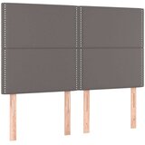  Krevet s oprugama i madracem sivi 140x200 cm od umjetne kože | shoptok.hr