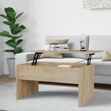 The Living Store Klubska mizica sonoma hrast 80x50,5x41,5 cm konstruiran les - Klubska Mizica, (21574479) Cene