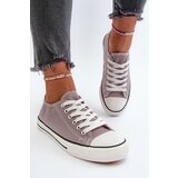 Kesi Women's Classic Low Sneakers Gray Caelira cene