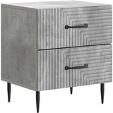 Nočna omarica Betonsko siva 43 x 34,5 x 47,5 cm Inženirski les, (5000209599) | Shoptok.si