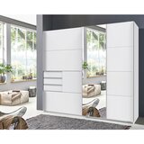 Modante omara z drsnimi vrati, bela | Shoptok.si