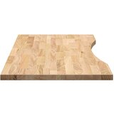 vidaXL Ploča za radni stol 100x50x2,5cm netretirane masivne hrastovine | shoptok.hr