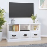 vidaXL TV ormarić sjajni bijeli 100x35x50 cm od konstruiranog drva Cijene