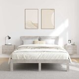  Noćni ormarići 2 kom boja betona 40x30x30 cm konstruirano drvo | shoptok.hr
