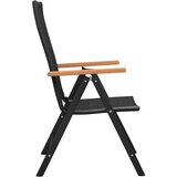vidaXL 3-dijelni vrtni blagovaonski set crno-smeđi | shoptok.hr