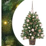 vidaXL Umestno božično drevo med 150 LED Zelena 65 cm PE in PVC | Shoptok.si