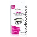 Andmetics Wax Strips Brow traka za depilaciju s voskom za obrve 16 kom Cijene