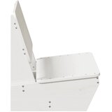  Vrtna stolica bijela 60x64x70,5 cm od masivne borovine | shoptok.hr