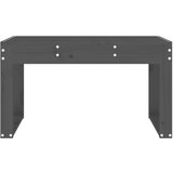  Vrtna klupa siva 80 x 38 x 45 cm od masivne borovine | shoptok.hr