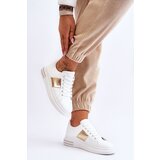 Boto Classic Sports Shoes White and Gold Follow Me | Shoptok.si