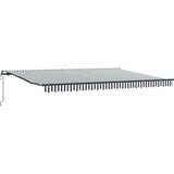 Tenda na automatsko uvlačenje antracit i bijela 450x300 cm | Eponuda.com