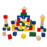 Pino drvena igračka za decu Kocke blokovi, 50 komada Cene