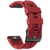Onasi silikonski pašček za uro 22 mm - quick fit - fenix 5 / 6 / 6 pro / 7 - rdeč | Shoptok.si