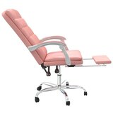  Pisarniški stol roza umetno usnje, (21113853) | Shoptok.si