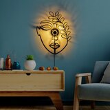 Opviq flower faced V2 black wall lamp | ePonuda.com