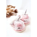 Boto Unicorn Warm-up slippers White and pink Ronee | ePonuda.com