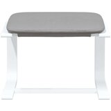  Stolček za noge svetlo siv 51x41x40 cm blago, (20767222) | Shoptok.si