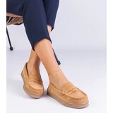 Gemre Brown women's eco-suede loafers Sevilia | shoptok.hr