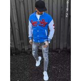 DStreet Men's blue zipped sweatshirt BX5447 | shoptok.hr