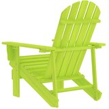  Vrtna stolica Adirondack od masivne jelovine zelena | shoptok.hr