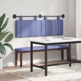  Držeće uzglavlje Zidne Traper plava 130 x 55 x 5 cm tkanina - Trapere plave boje 120 cm bez LED svjetla | shoptok.hr
