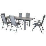 SUNFUN Set vrtnog namještaja Valencia (Antracit, 7 -dij.) | shoptok.hr