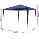 Šator za zabave 3 x 3 plavi | shoptok.hr