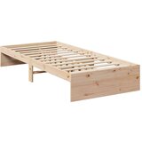 vidaXL Dnevni krevet bez madraca 100x200 cm puno drvo bor | shoptok.hr