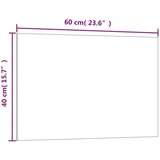 vidaXL Stenska magnetna tabla črna 60x40 cm kaljeno steklo | Shoptok.si