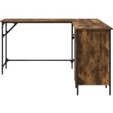  Radni stol boja dimljenog hrasta 141x141x75cm konstruirano drvo | Eponuda.ba