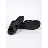 Shelvt Men's black pool slippers Cene