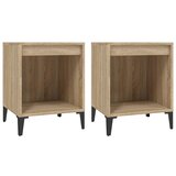 Maison Chic Dvo delni komplet Nočne omarice - Nočne mize Sonoma hrast 40x35x50 cm, (21689596) | Shoptok.si