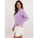 Fashion Hunters Light purple turtleneck sweater