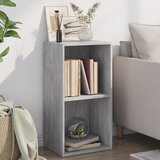 vidaXL Knjižna omara 2-nadstropna betonsko siva 40x30x76,5 cm | Shoptok.si