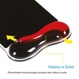 Kensington Duo Gel Mouse Pad Wrist Rest — Red | shoptok.hr