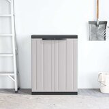vidaXL Zunanja omara siva in črna 65x37x85 cm PP | Shoptok.si