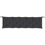  Jastuci za vrtnu klupu 2 kom crno 180x50x7 cm tkanine Oxford | Eponuda.com