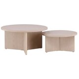 Vind Collection Vind Salt&amp;ouml; klub stolić ⌀85 cm, izbijeljeni (whitewash) Slike