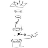 Eglo Lamedo vanjska ugradbena/1, led, 2,5w, inox | shoptok.hr